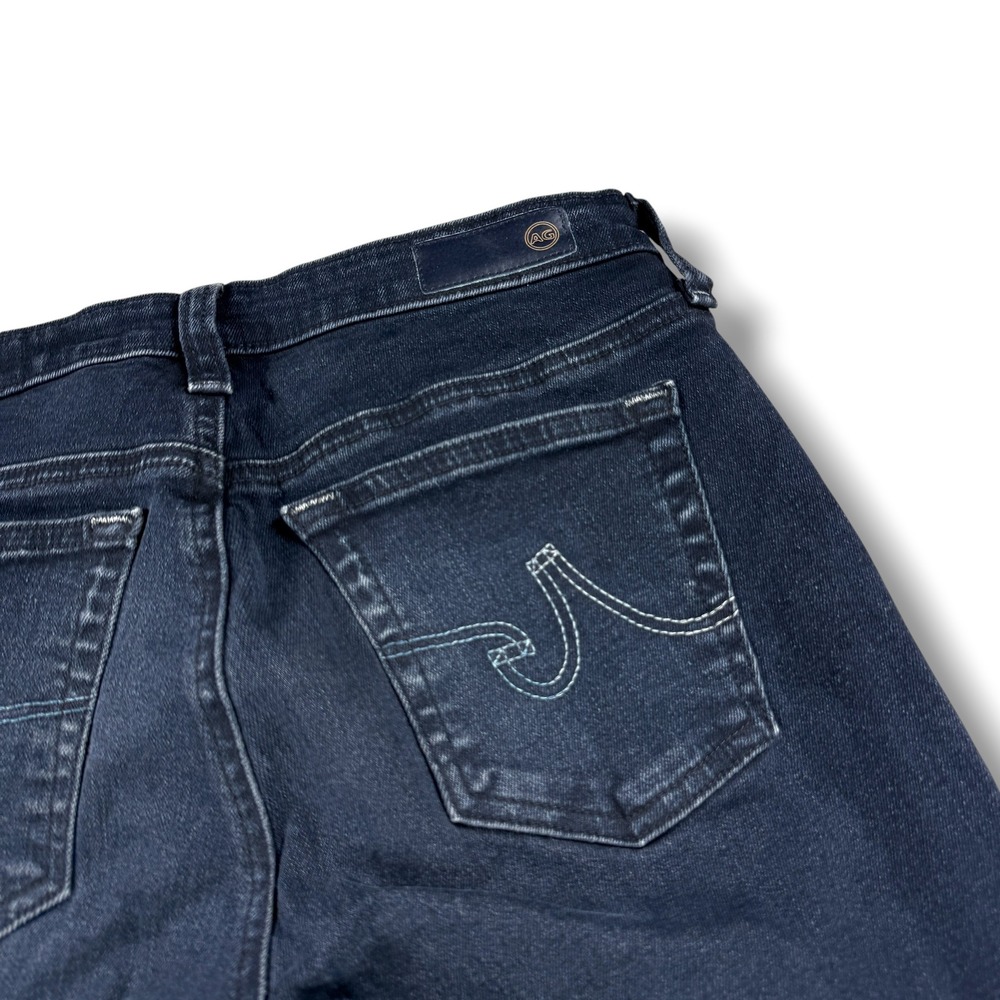 AG Adriano Goldschmied The Legging Ankle Super Skinny Jeans Dark Wash Raw Hem 26 - Picture 7 of 12